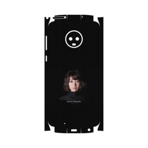 MAHOOT Portrait of an Asian Woman-FullSkin Cover Sticker for Motorola Moto G6