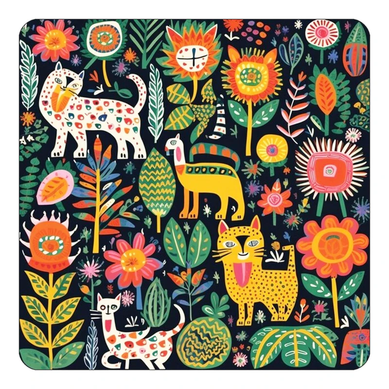 مگنت کاکتی طرح حیوانات رنگی مدل mp25761