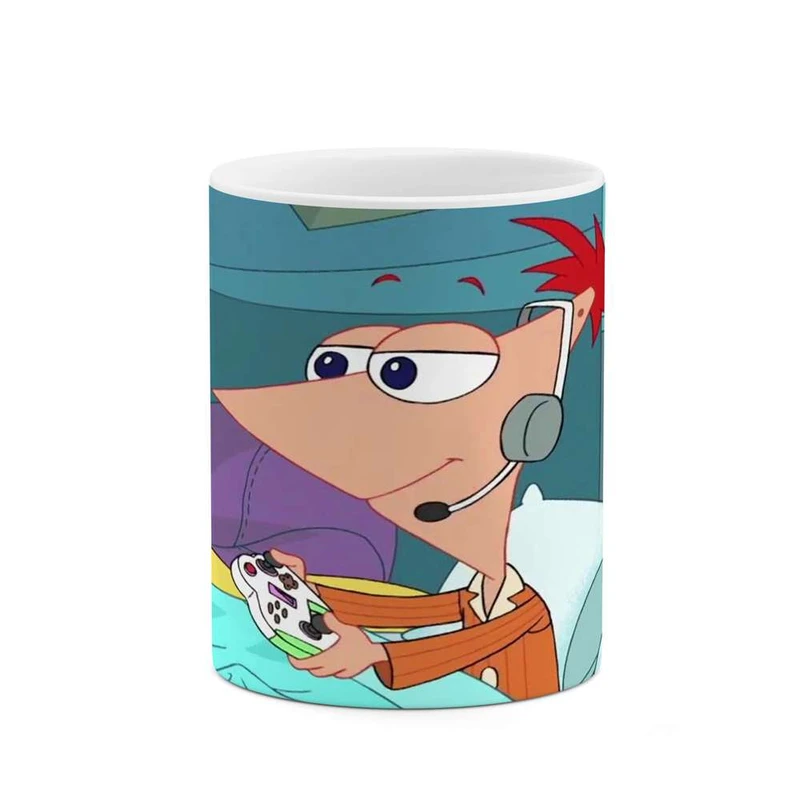 ماگ کاکتی مدل کارتون Phineas And Ferb کد mgh22911