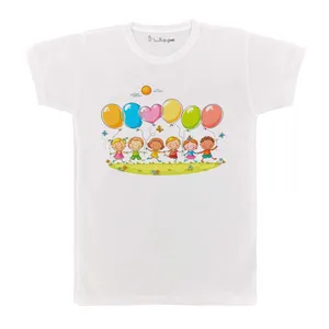 تی شرت بچگانه پرمانه طرح cute کد pmt.2317