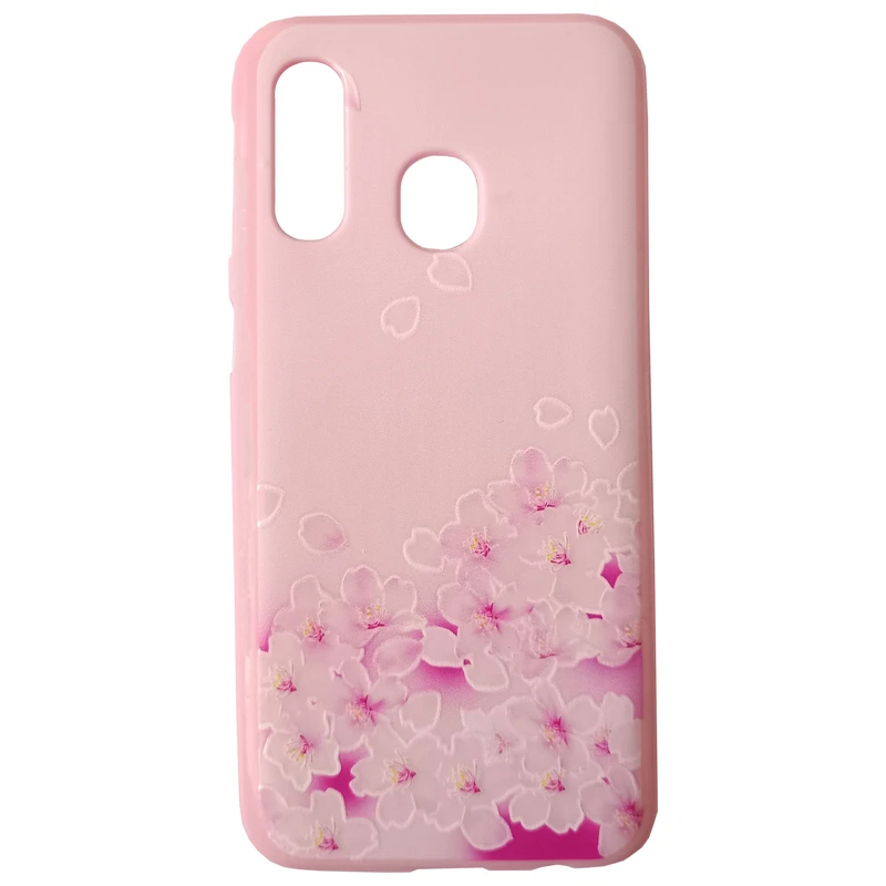 کاور مدل سیلیکونی کد 03 طرح گل مناسب برای گوشی موبایل سامسونگ Galaxy A40
