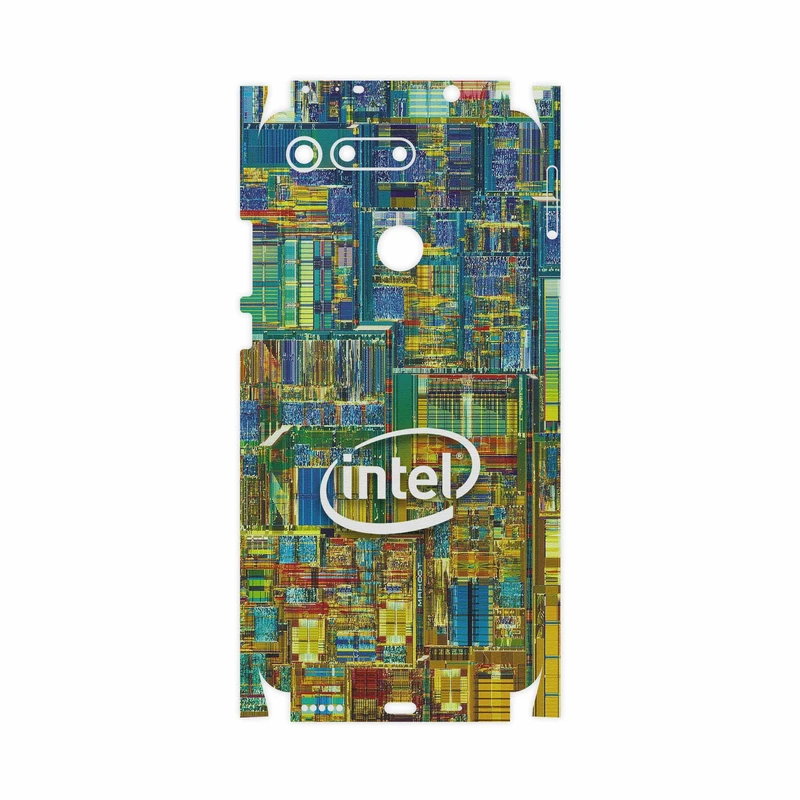 برچسب پوششی ماهوت مدل Intel Brand-FullSkin مناسب برای گوشی موبایل آنر View 20