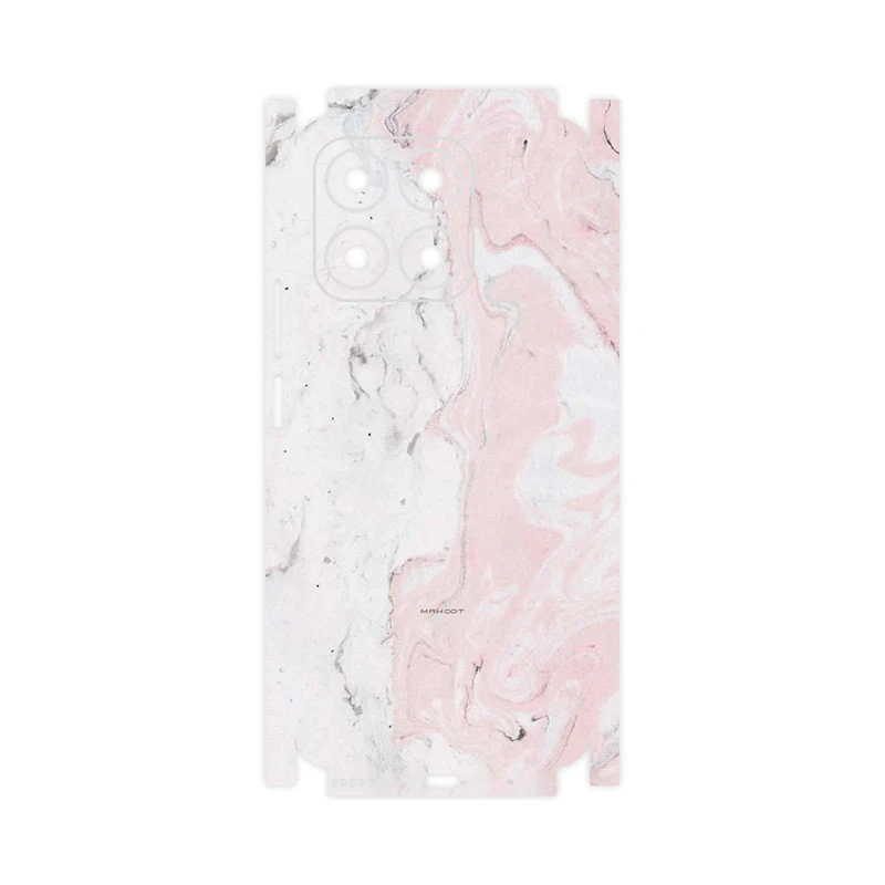 برچسب پوششی ماهوت مدل Blanco_Pink_Marble-FullSkin مناسب برای گوشی موبایل آنر X8a