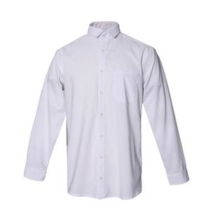 پیراهن آستین بلند مردانه مدل MB-HAG82075-PR.SAD.BIG-SE رنگ سفید