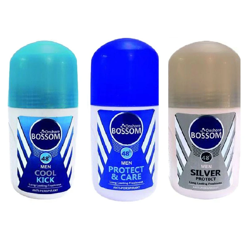 رول ضد تعریق انشور بوسوم مدل Silver - Protect - cool حجم 75 میلی لیتر مجموعه 3 عددی