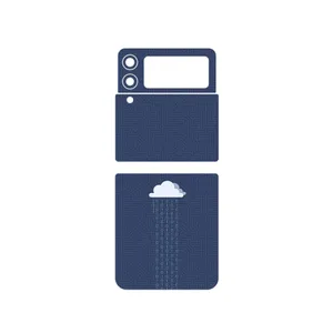 MAHOOT Minimal Data Cloud Cover Sticker for Samsung Galaxy Z Flip3 5G