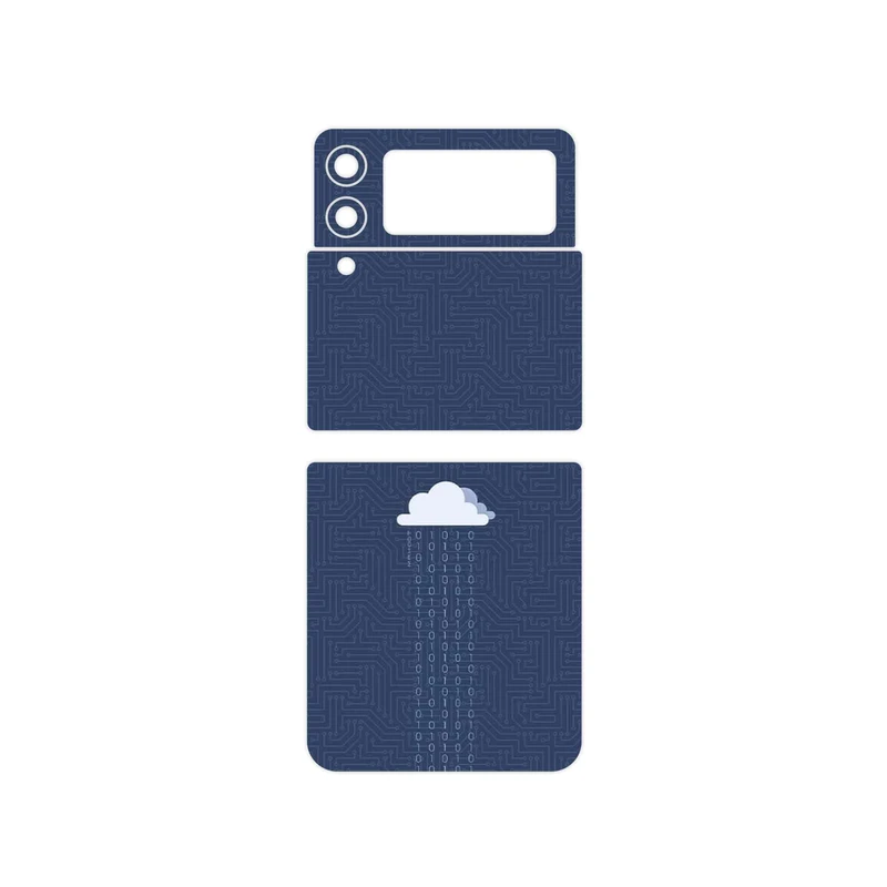 برچسب پوششی ماهوت مدل Minimal Data Cloud مناسب برای گوشی موبایل سامسونگ Galaxy Z Flip3 5G