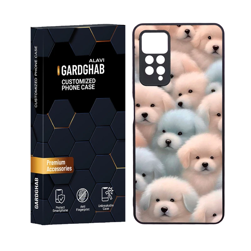 کاور گارد قاب علوی مدل دورژله ای فانتزی مناسب برای گوشی موبایل شیائومی Redmi Note 12 Pro 4G