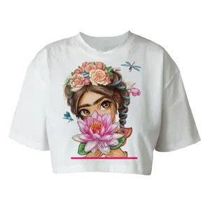 کراپ‌تاپ آستین کوتاه زنانه کد  s 66