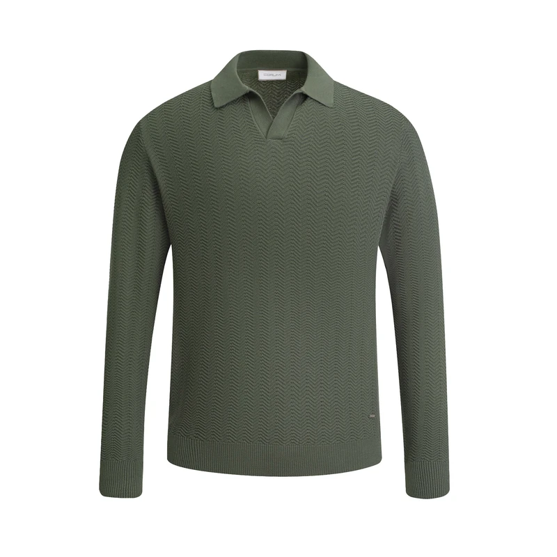 پلیور یقه هفت مردانه کروم مدل 2521009