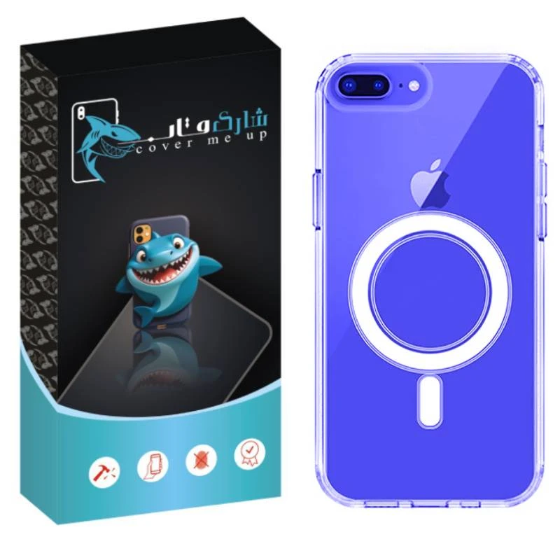 کاور شارک قاب مدل مگ سیف طرح ژله ای مناسب برای گوشی موبایل اپل iPhone 7 Plus / 8 Plus