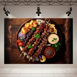  پوستر طرح سیخ گوشت مدل کبابی کد PD30090