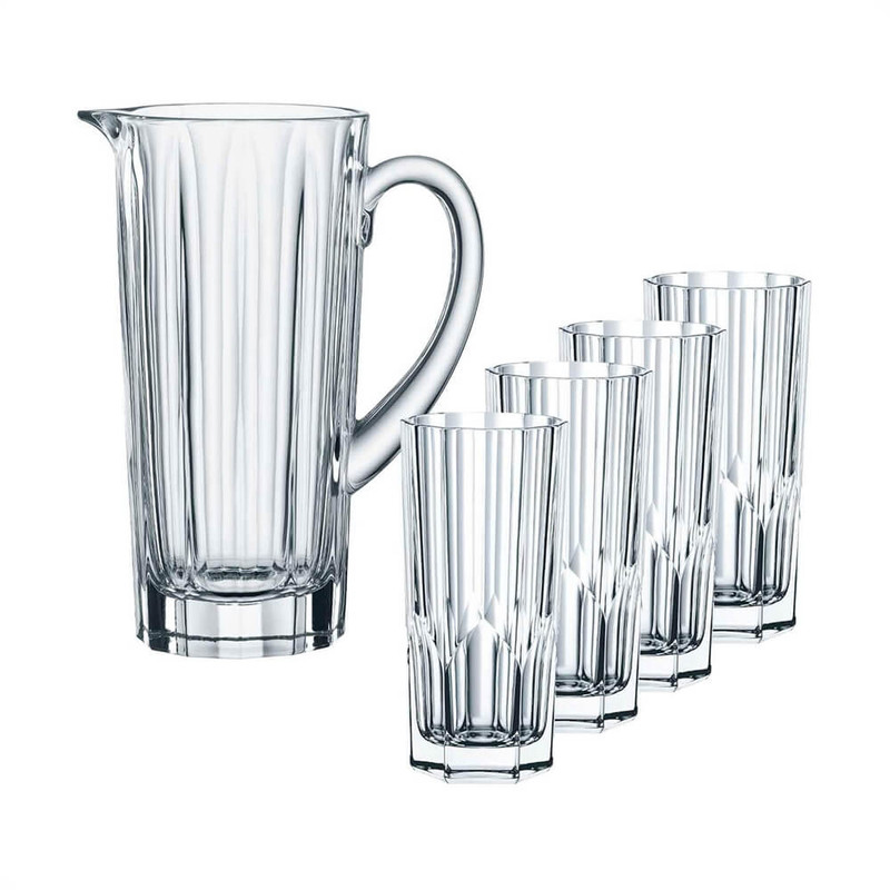 پارچ و لیوان 5 پارچه ناخمن مدل Aspen