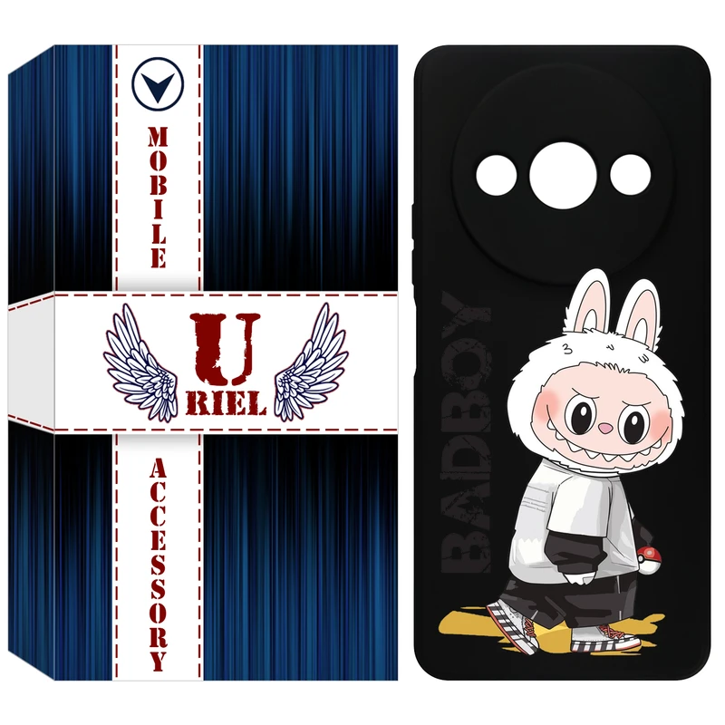 کاور یوریل مدل KSH کد 103 طرح عروسک لبوبو مناسب برای گوشی موبایل شیائومی Redmi A3 / A3x