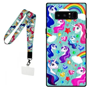 Megafone Unicorn 0028 Cover For Samsung Galaxy Note 8 Mobile Neckband