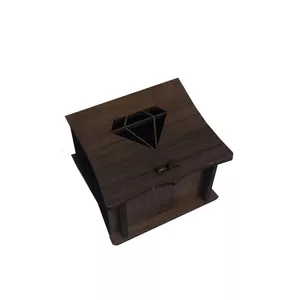جعبه انگشتر مدل الماس کد 21