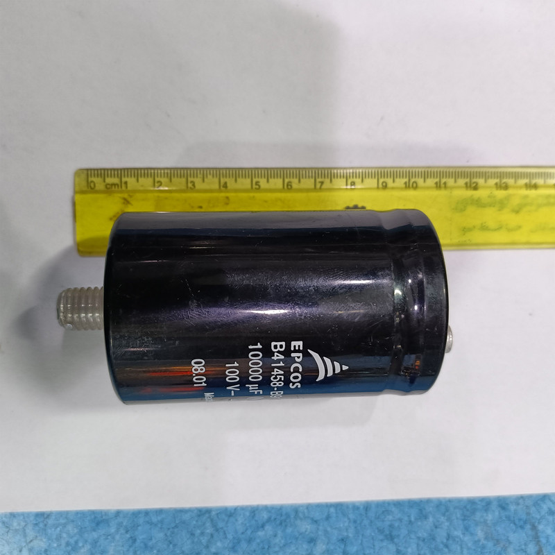 خازن 10000 میکروفراد 100 ولت مدل EPCOS خازن 10000 میکروفراد 100 ولت مدل EPCOS