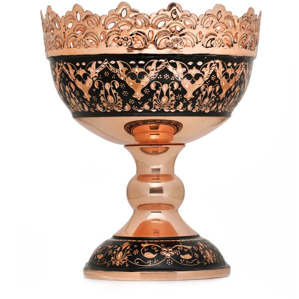 آجیل خوری مسی میراث مدل الماس تراش کد mb113 آجیل خوری مسی میراث مدل الماس تراش کد mb113