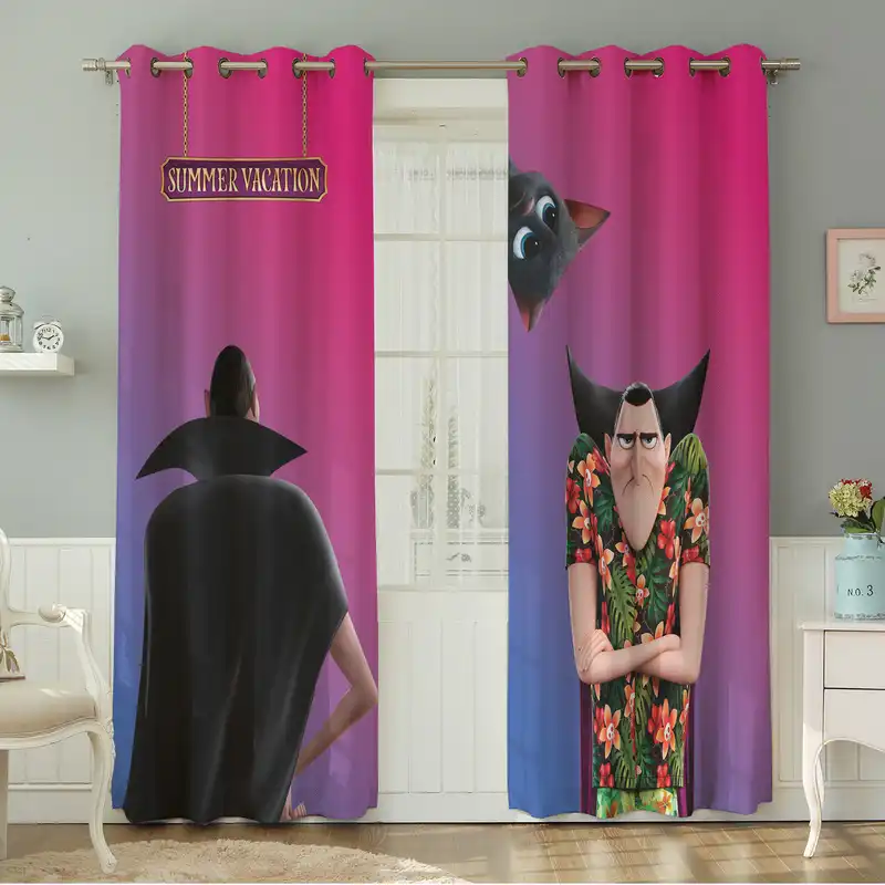 پرده نیروانا طرح کودک مدل مخمل کد 8010 سایز 140×280 سانتی متر