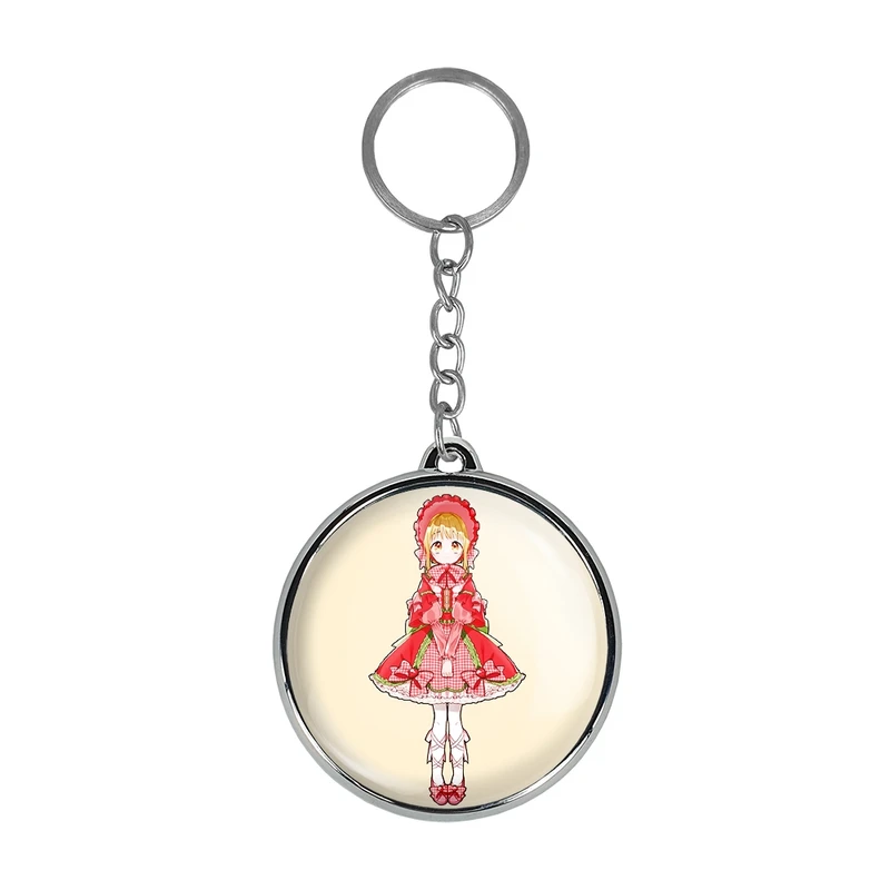 جاکلیدی خندالو طرح کیسا انیمه سبد میوه مدل دوطرفه کد 3397933980