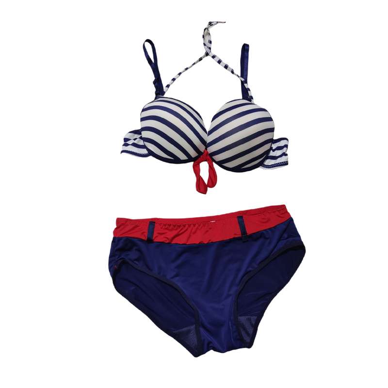 ست شورت و سوتین زنانه مدل ملوانی 