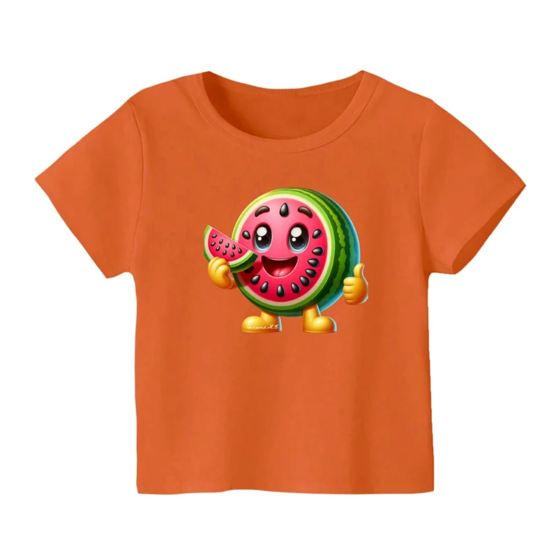 تی شرت آستین کوتاه بچگانه مدل هندوانه یلدایی کد 44