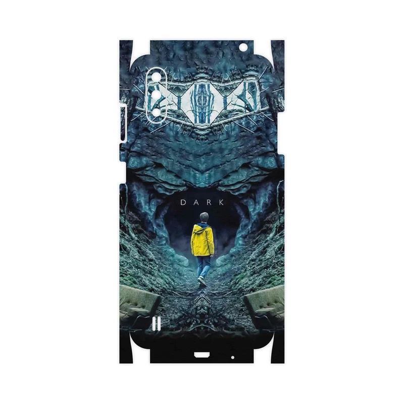 برچسب پوششی ماهوت مدل Dark-FullSkin مناسب برای گوشی موبایل سامسونگ Galaxy A01