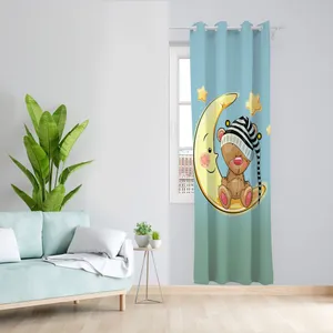  پرده مدل اتاق کودک مخمل پانچی کد 4795 سایز 140x200 سانتی متر