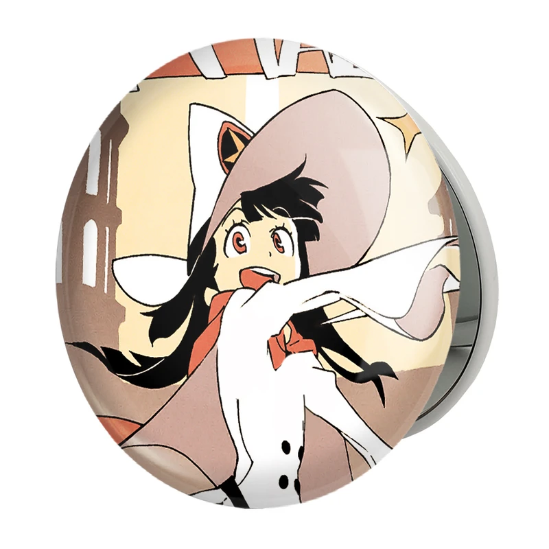 آینه جیبی خندالو طرح اکو انیمه جادوگران کوچک Little Witch Academia مدل تاشو کد 22900 