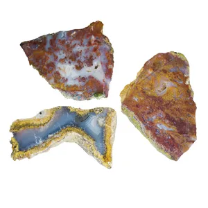 سنگ عقیق مدل مویی کد U 520 مجموعه 3 عددی