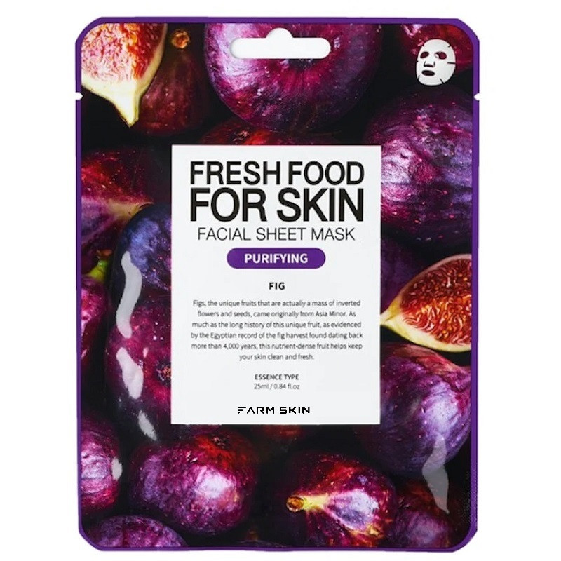ماسک صورت فارم اسکین مدل Fig حجم 25 میلی لیتر ماسک صورت فارم اسکین مدل Fig حجم 25 میلی لیتر