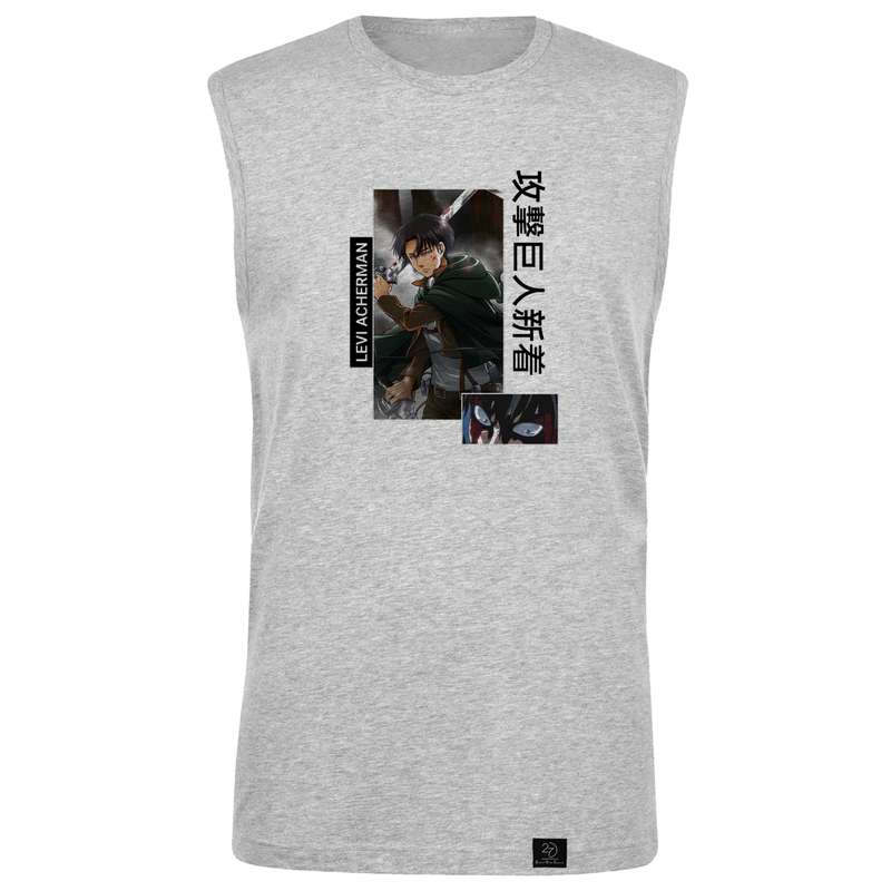 تاپ مردانه 27 مدل Levi Attack on titan کد KV174