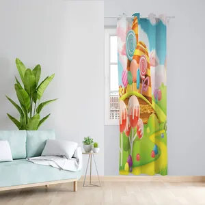  پرده مدل اتاق کودک مخمل پانچی کد 2380 سایز 140x200 سانتی متر