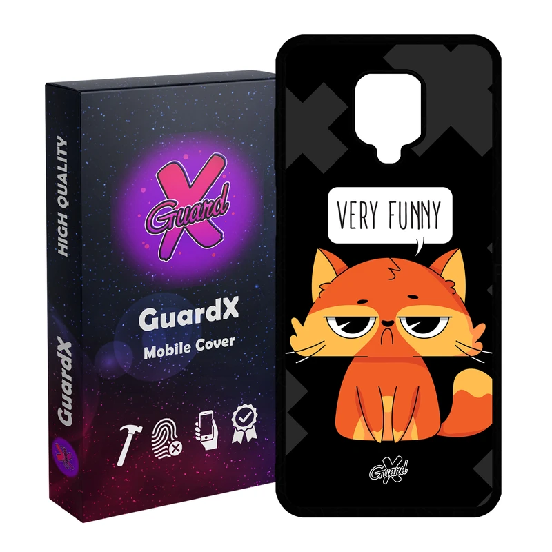 کاور گارد ایکس طرح Funny مدل Glass10161 مناسب برای گوشی موبایل شیائومی Redmi Note 9S / Note 9 Pro / Note 9 Pro Max