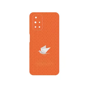 MAHOOT Minimalist origami bird Cover Sticker for Xiaomi Redmi 10