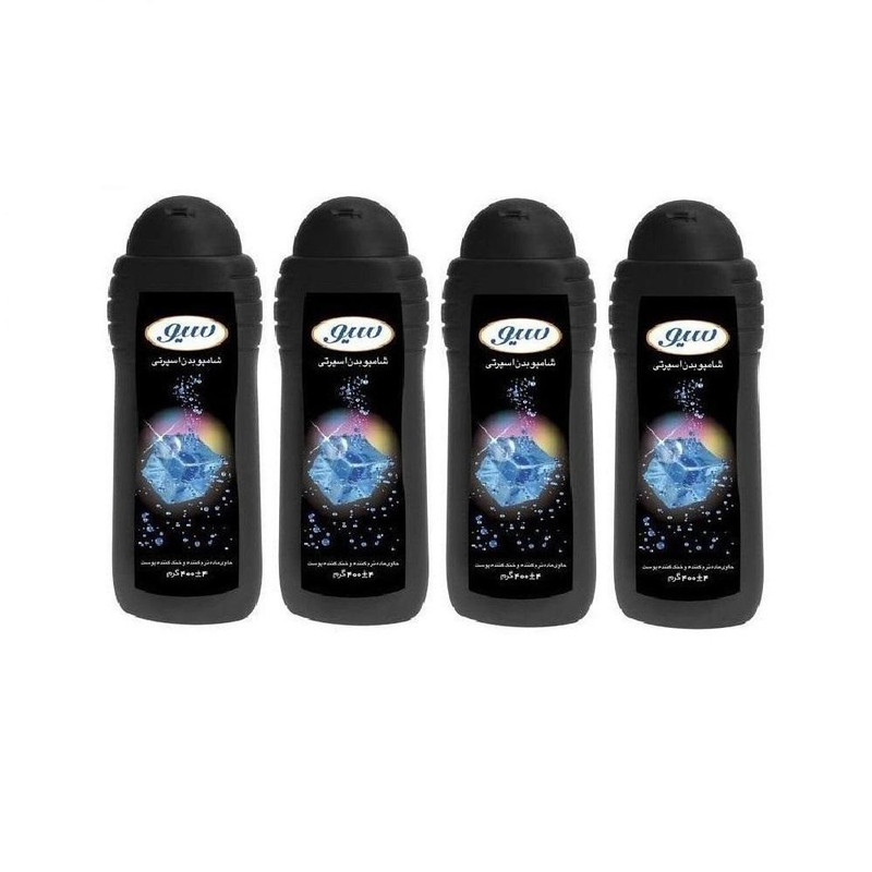 شامپو بدن سیو مدل Sport حجم 400 میلی لیتر بسته 4 عددی