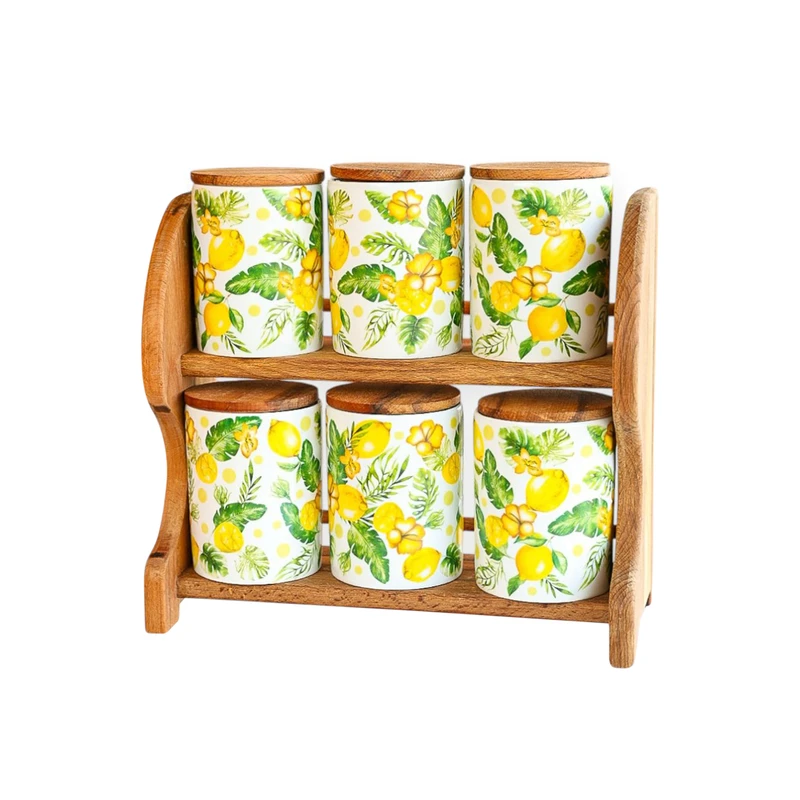 ست جا ادویه 7 تکه میس بتی مدل citrus