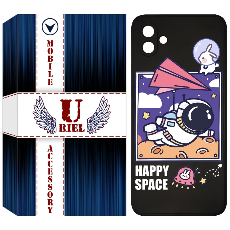 کاور یوریل مدل KSH کد 22 طرح فضانورد مناسب برای گوشی موبایل سامسونگ Galaxy A05