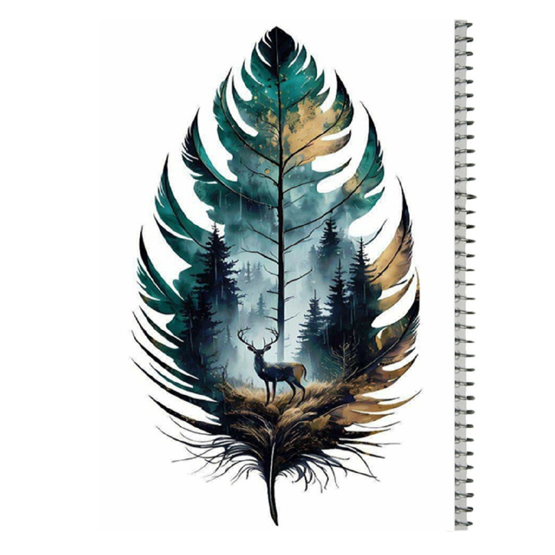 دفتر مشق 80 برگ مدل برگ