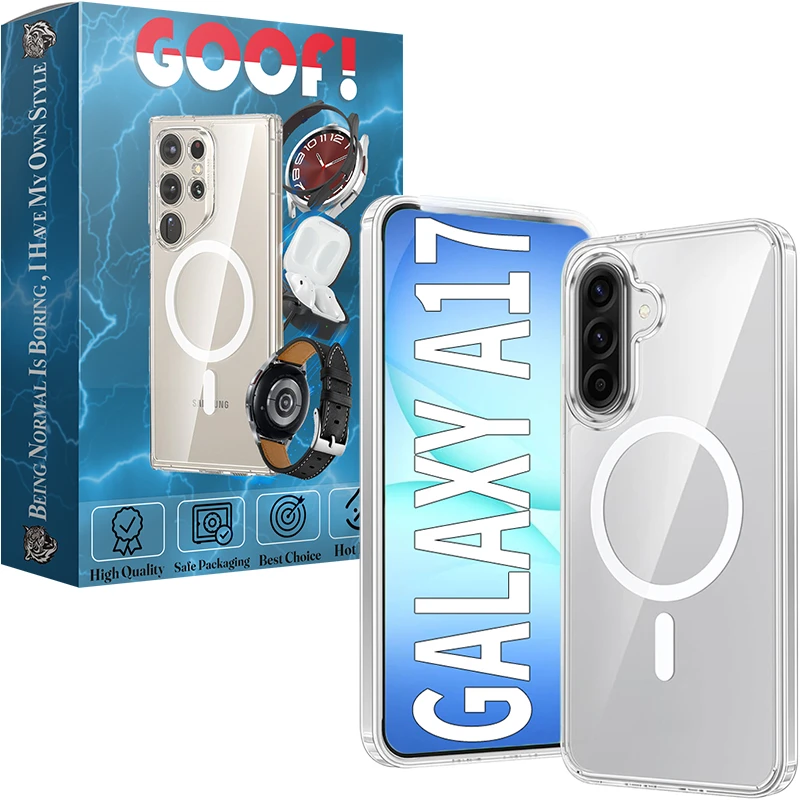 کاور گوف مدل Clear مناسب برای گوشی موبایل سامسونگ Galaxy A17 