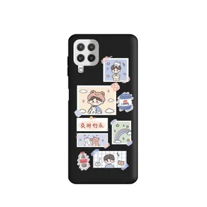 کاور طرح  قاب عکس پسر کد FF379 مناسب برای گوشی موبایل سامسونگ Galaxy A22 4G