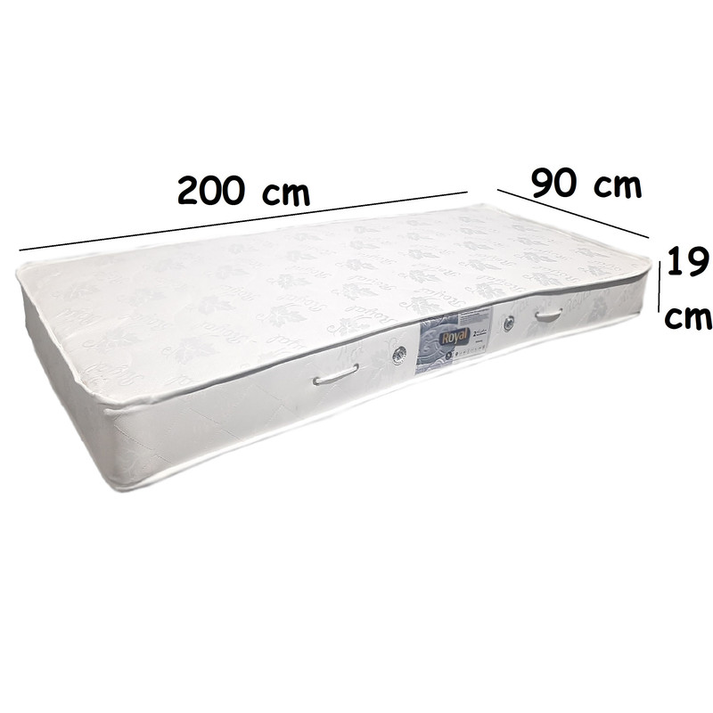 تشک رویال مدل آرام M02 یک نفره سایز 200 × 90 سانتی‌ متر