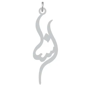 آویز گردنبند نقره کرابو طرح اسنا مدل Kn2-1199
