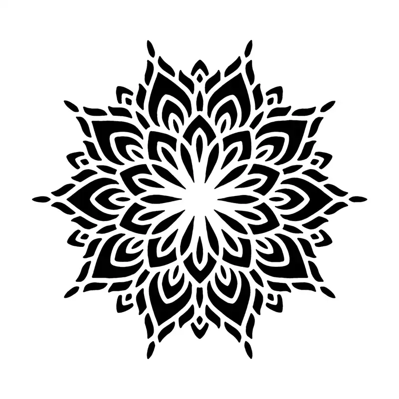 شابلون باتیس آرت طرح تذهیب کد 50-658