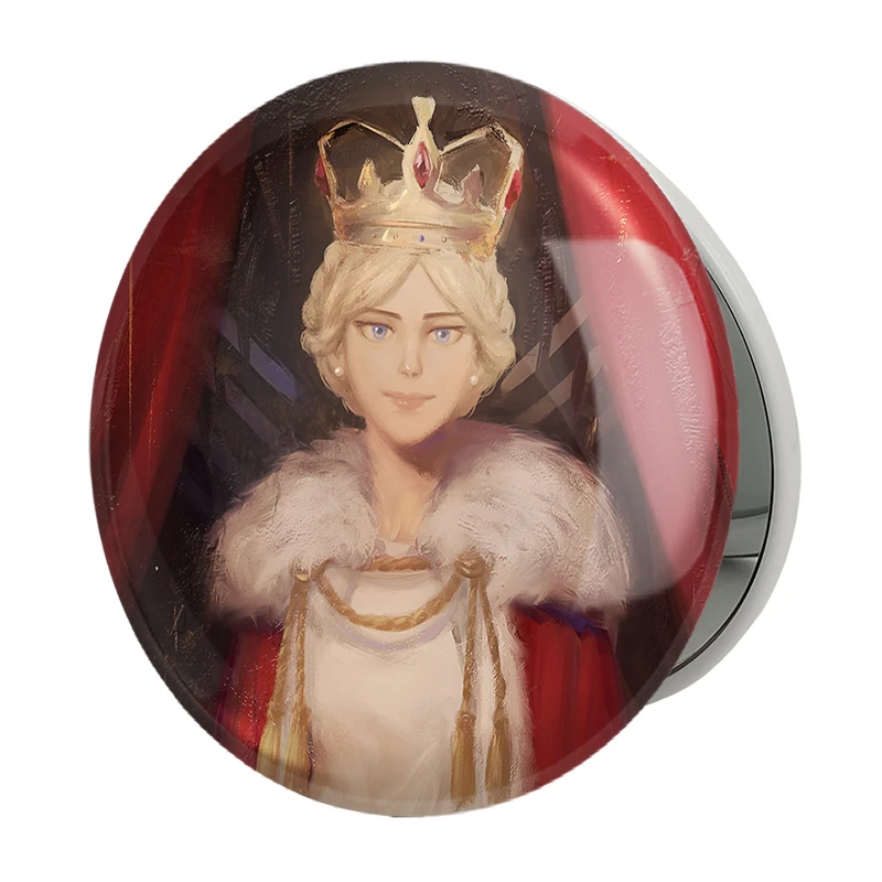 آینه جیبی خندالو طرح کریستا انیمه اتک آن تایتان Attack on Titan مدل تاشو کد 18603 