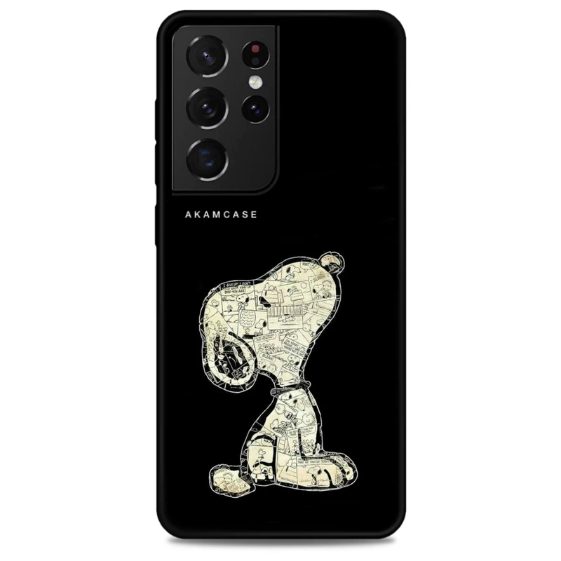 کاور آکام مدل AMCWSGS21U-SNOOPY10 مناسب برای گوشی موبایل سامسونگ Galaxy S21 Ultra