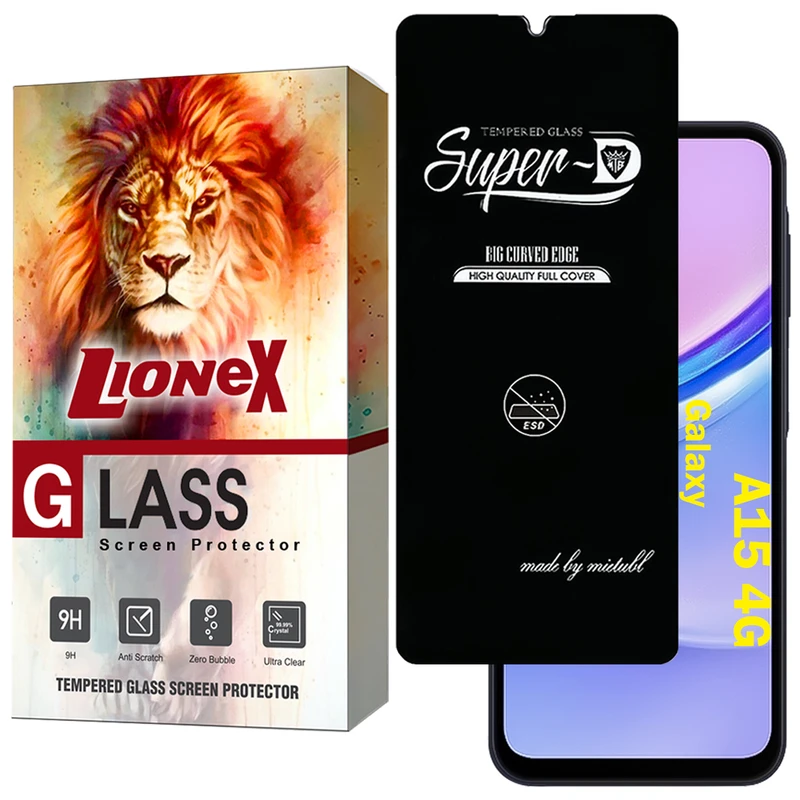 محافظ صفحه نمایش لایونکس مدل SUPERDNL مناسب برای گوشی موبایل سامسونگ Galaxy A15 4G