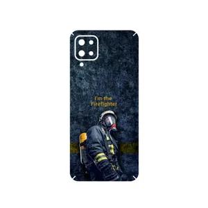 MAHOOT Firefighter Cover Sticker for Samsung Galaxy A12 Nacho