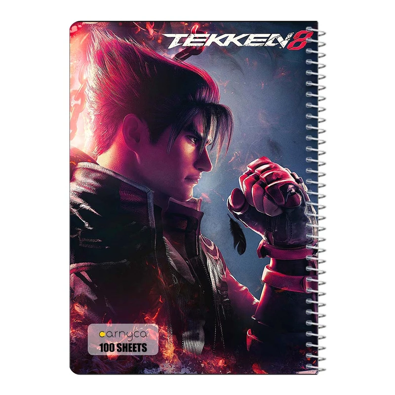 دفتر مشق 100 برگ سیمی کارنیکا طرح تیکن Tekken کد 32053
