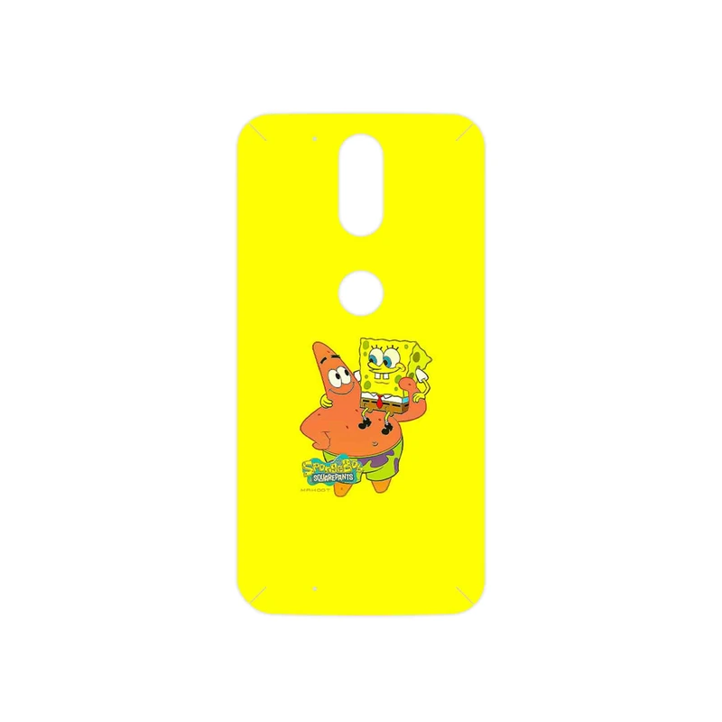 برچسب پوششی ماهوت مدل SpongeBob SquarePants مناسب برای گوشی موبایل موتورولا Moto G4